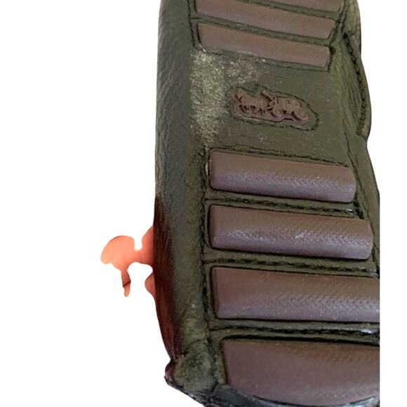 Coach-Crosby-Turnlock-Driver-Slip On Loafers-Black-Leather-Womens-Size 5.5 - Picture 10 of 10